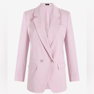 Express XS soft pink double breast blazer